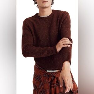 Madewell Donegal Merino Wool Alpaca Crewneck Sweater NWT